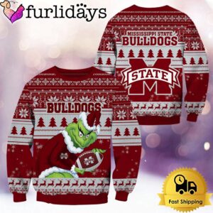 NCAA Mississippi State Bulldogs Grinch Custom…