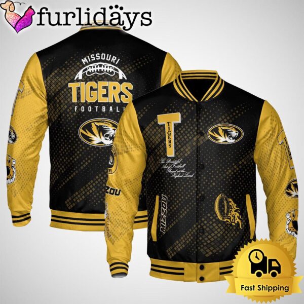 NCAA Missouri Tigers Football Baseball Jacket