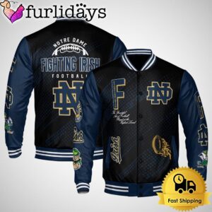 NCAA Notre Dame Fighting Irish Football Baseball Jacket