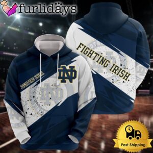 NCAA Notre Dame Fighting Irish Legendary Logo All Over Print Hoodie