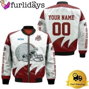 NCAA Ohio State Buckeyes For Buckeyes Personalized Bomber Jacket