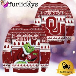 NCAA Oklahoma Sooners Grinch Custom Name…