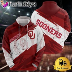 NCAA Oklahoma Sooners Legendary Logo All Over Print Hoodie