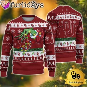 NCAA Oklahoma Sooners Merry Christmas Grinch…