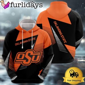 NCAA Oklahoma State Cowboys Football Logo 3D Hoodie