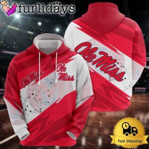 NCAA Ole Miss Rebels Legendary Logo All Over Print Hoodie