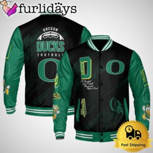 NCAA Oregon Ducks Football Baseball Jacket