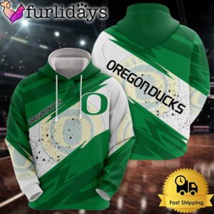 NCAA Oregon Ducks Legendary Logo All Over Print Hoodie