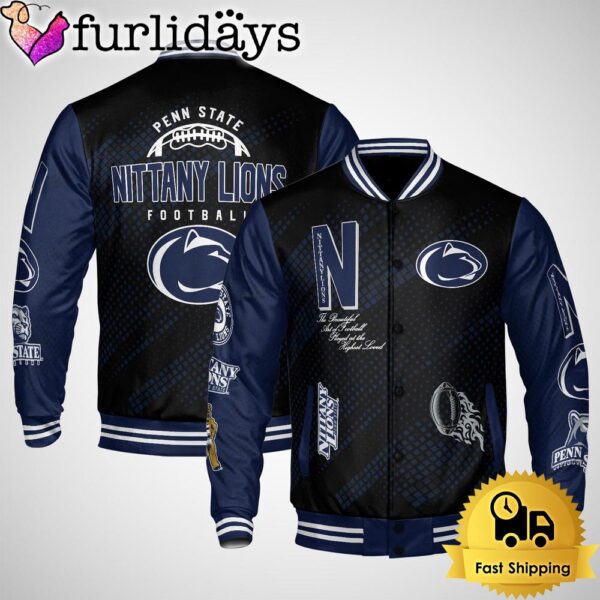 NCAA Penn State Nittany Lions Football Baseball Jacket