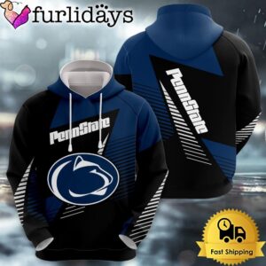 NCAA Penn State Nittany Lions Football Logo 3D Hoodie