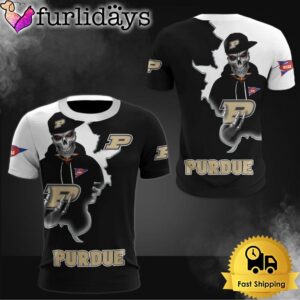 NCAA Purdue Boilermakers Halloween Skeleton All…