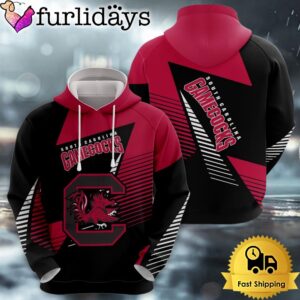 NCAA South Carolina Gamecocks Football Logo 3D Hoodie