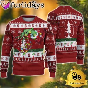 NCAA Stanford Cardinal Merry Christmas Grinch…