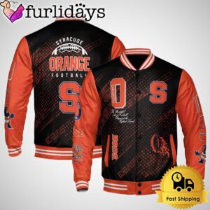 NCAA Syracuse Orange Football Baseball Jacket