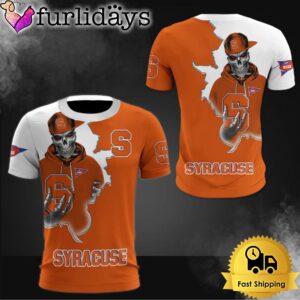 NCAA Syracuse Orange Halloween Skeleton All…