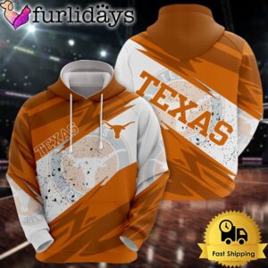 NCAA Texas Longhorns Legendary Logo All Over Print Hoodie