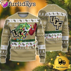 NCAA UCF Knights Merry Christmas Grinch…