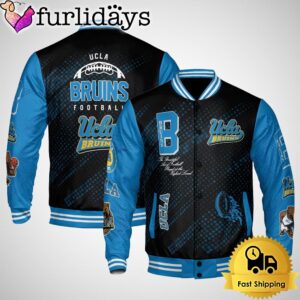 NCAA UCLA Bruins Football Baseball Jacket