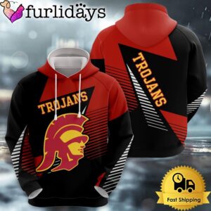 NCAA USC Trojans Football Logo 3D Hoodie