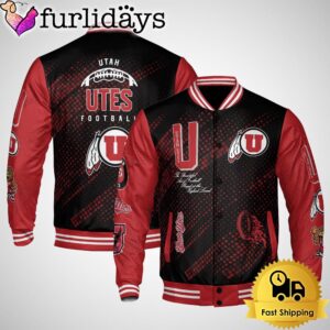 NCAA Utah Utes Football Baseball Jacket