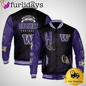 NCAA Washington Huskies Football Baseball Jacket