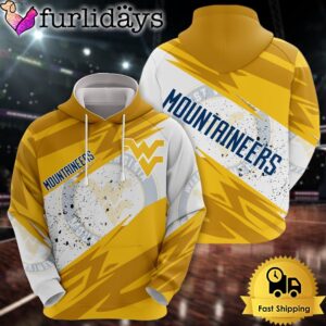 NCAA West Virginia Mountaineers Legendary Logo All Over Print Hoodie