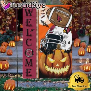 NFL Arizona Cardinals Welcome Halloween Garden…