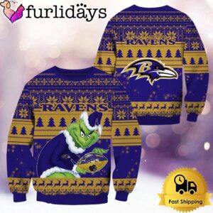 NFL Baltimore Ravens Grinch Custom Name…