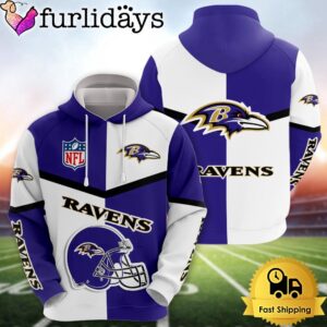 NFL Baltimore Ravens Logo All Over…