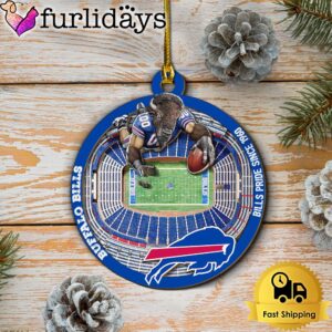 NFL Buffalo Bills StadiumView Layered Wood…