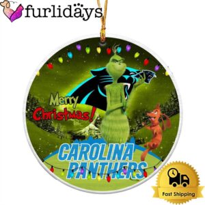 NFL Carolina Panthers Funny Grinch Merry…