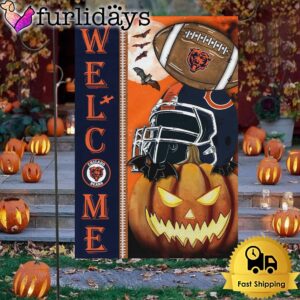 NFL Chicago Bears Welcome Halloween Garden…