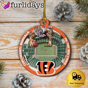 NFL Cincinnati Bengals StadiumView Layered Wood…