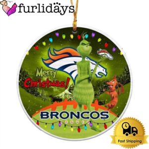 NFL Denver Broncos Funny Grinch Merry…