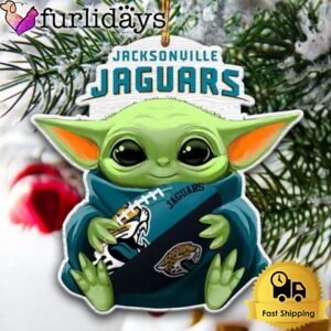 NFL Jacksonville Jaguars Baby Yoda Christmas Tree Ornament