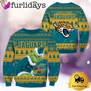 NFL Jacksonville Jaguars Grinch Custom Name…