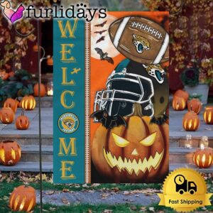 NFL Jacksonville Jaguars Welcome Halloween Garden…