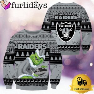 NFL Las Vegas Raiders Grinch Custom…