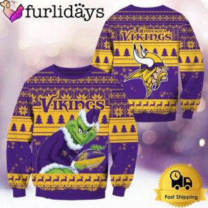 NFL Minnesota Vikings Grinch Custom Name…