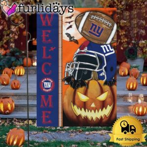 NFL New York Giants Welcome Halloween Garden Flag