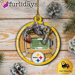 NFL Pittsburgh Steelers StadiumView Layered Wood…