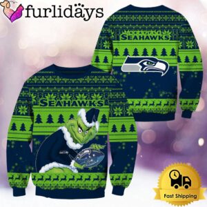 NFL Seattle Seahawks Grinch Custom Name…