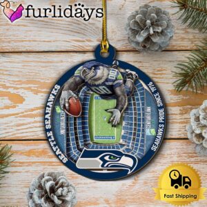 NFL Seattle Seahawks StadiumView Layered Wood…