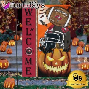 NFL Tampa Bay Buccaneers Welcome Halloween Garden Flag