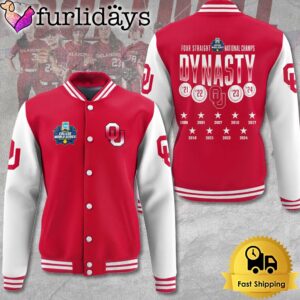 Oklahoma Sooners Champs Baseball Jacket