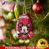 Personalized Name NCAA Nebraska Cornhuskers Football Mickey Mouse Ornament