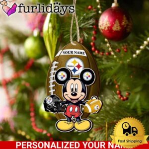 Personalized Name NFL Pittsburgh Steelers Football…