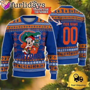 Personalized NCAA Florida Gators Mickey Christmas…