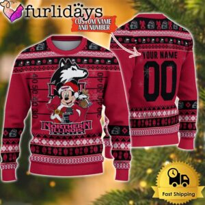 Personalized NCAA Northern Illinois Huskies Mickey…