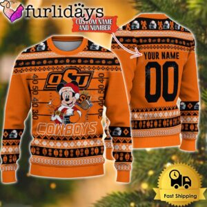 Personalized NCAA Oklahoma State Cowboys Mickey…